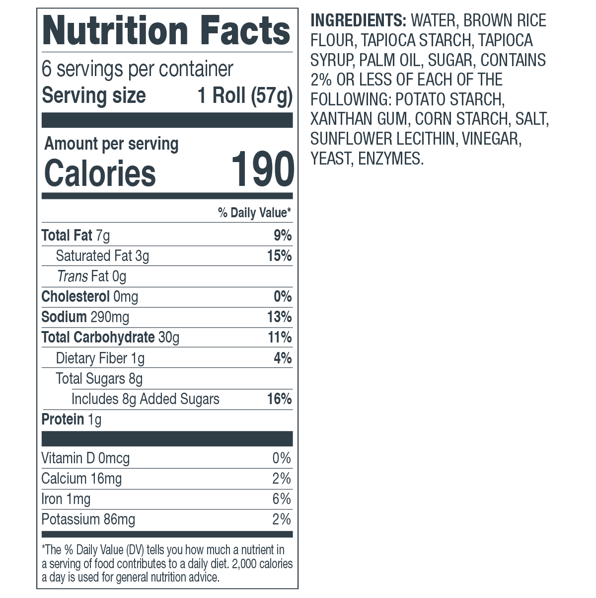 Franz Gluten Free Dinner Rolls (6 count)